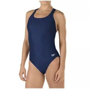 Speedo Pro Racerback  Swimsuit Women's size  8 / 34 Navy